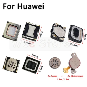 2 Parça Telefon Kulak Ses Kulaklık Kulaklık Ön Üst Hoparlör Flex Kablo Huawei Onur 8 İçin 8X 9 9X 10 20 30 Lite Görünüm Pro Artı