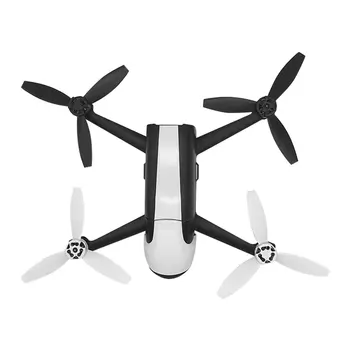 4 adet Siyah/Beyaz Plastik CW/CCW RC Drone Parçaları Uçan Bıçakları Pervaneler Papağan Bebop 2 Drone Uçak Aksesuarları
