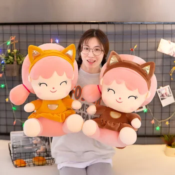 Doldurulmuş Hayvan Sincap Kız peluş oyuncak Anime Kawaii Peluş Yumuşak Yastık, peluş oyuncak Erkek Kız Doğum Günü noel hediyesi