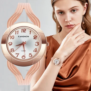 Kadın Bilek Saatler Bilezik Paslanmaz Çelik kuvars saatler Bayanlar için Yeni Tasarım Moda Kadın Saat relogio feminino