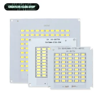 LED Lamba Çip SMD5730 AC220V Akıllı IC Gerek Sürücü 10W 20W 30W 50W Süper Güç Açık Projektör Spot LED ampul ışık