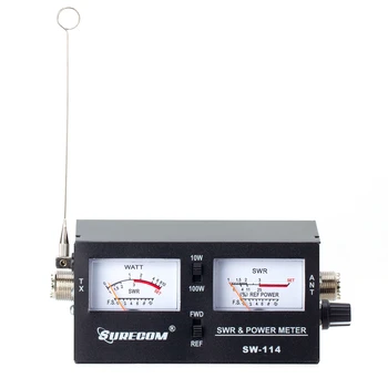 Surecom SW-114 SWR/RF/Alan Gücü Testi Güç Ölçer Bağıl Güç 3 Fonksiyonlu Analog Alan Gücü Anten