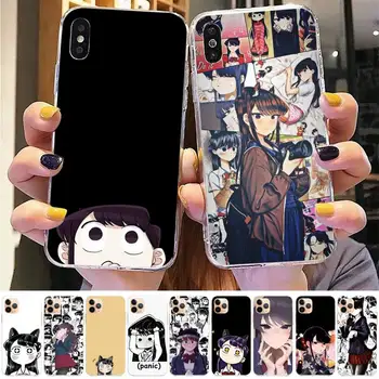 Yinuoda Komi Shouko Komi-san anime Telefon Kılıfı için iPhone 11 12 13 mini pro XS MAX 8 7 6 6S Artı X 5S SE 2020 XR durumda